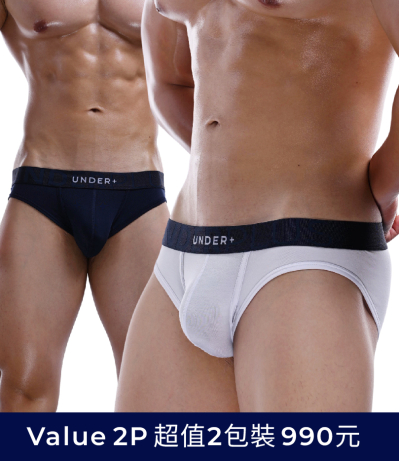 【超值 2 包裝】Silk Modal 50支莫代爾x桑蠶絲 三角內褲(圖)