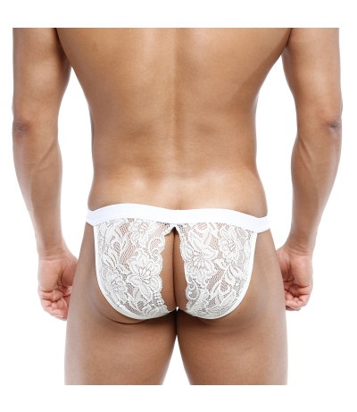 [M2W] Peek-A-Boo Bikini (Ivory White)