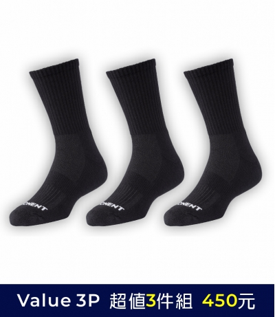 eXPONENT E-Armor BASIC Air cushion Socks| Value 3P (Set E)