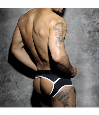 【PRE-ORDER】STRIPE FETISH BRIEF (White)