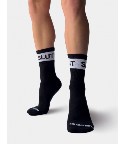 FETISH HALF SOCKS SLUT (Black)