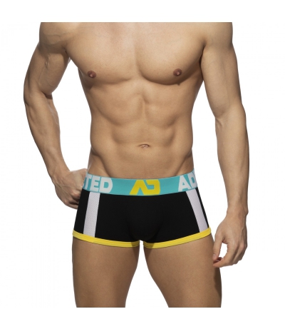 【預購商品】SPORTS PADDED TRUNK 四角內褲 (黑色)(圖)