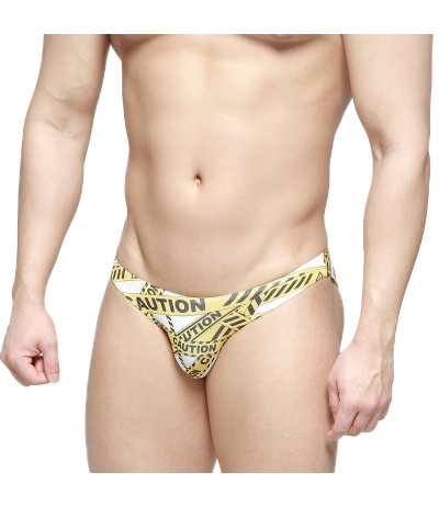 [M2W] Caution Lowrise Bikini (White)
