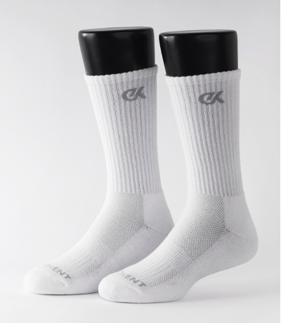 eXPONENT E-Color Air cushion Socks (White+Grey)