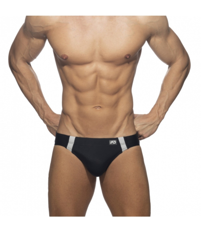 GOLDEN SNAKE SWIM BRIEF 三角泳褲 (黑色)(圖)