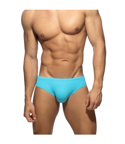 【預購商品】BASIC RIB SWIM BRIEF 三角泳褲 (藍色)(圖)