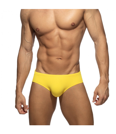 【預購商品】BASIC RIB SWIM BRIEF 三角泳褲 (黃色)(圖)