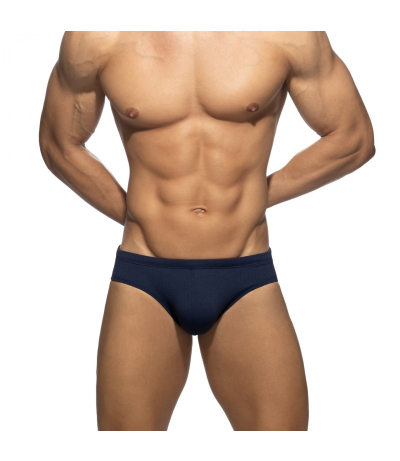 【預購商品】BASIC RIB SWIM BRIEF 三角泳褲 (海軍藍)(圖)