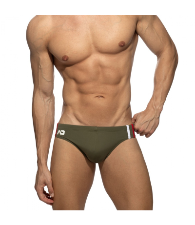 【預購商品】LOW CUT SPORTS TRUNK 三角泳褲 (卡其色)(圖)