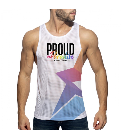 【預購商品】WINTER PRIDE 2026 TANK TOP 彩虹背心 (白色)(圖)