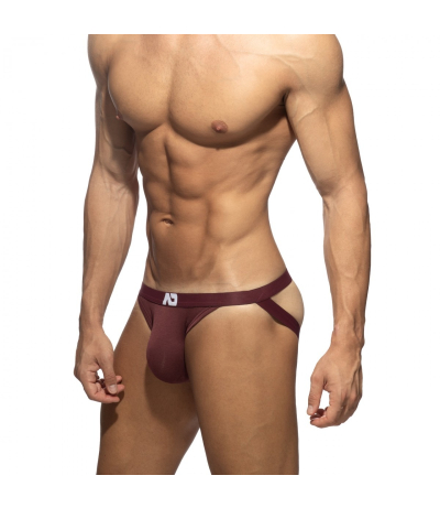 【預購商品】BAMBOO SKIN LAYER JOCKSTRAP 後空內褲 (石榴紅)(圖)